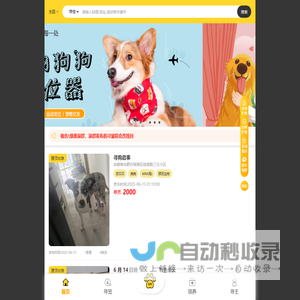 高效寻宠平台,全国寻宠平台,寻狗网-致力于全方位寻宠发布服务【寻狗找狗小程序】